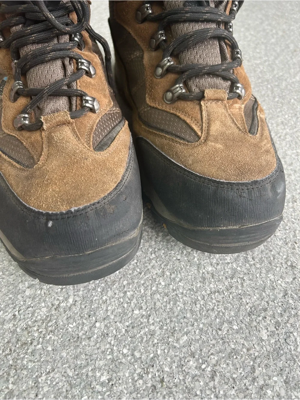 Hi-Tec Men's Skamania Mid Brown Suede Waterproof Hiking Boots Size 12M